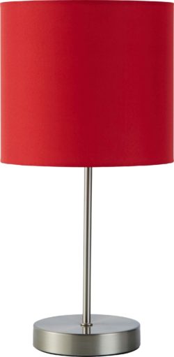 ColourMatch - Satin Stick - Table Lamp - Poppy Red